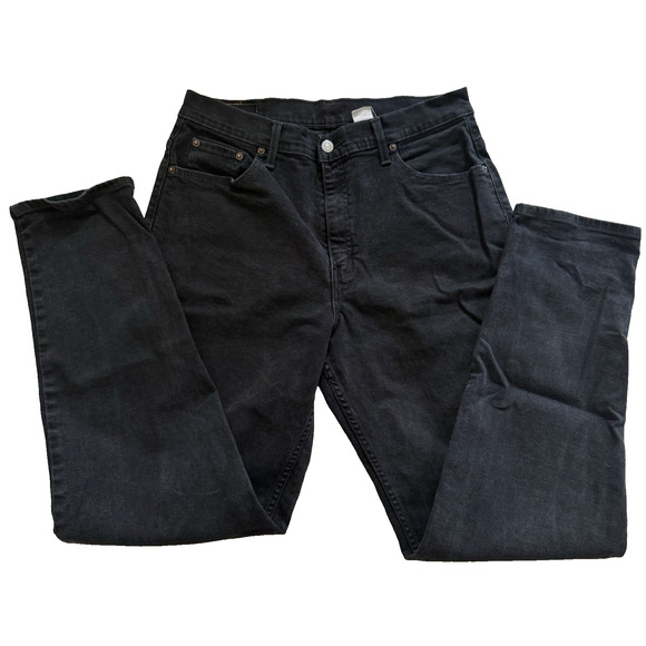 EUC Vintage Levis 550 Relaxed Tapered Leg Jeans Womens 14 M/L (Fits 31x30) Black - Picture 1 of 5